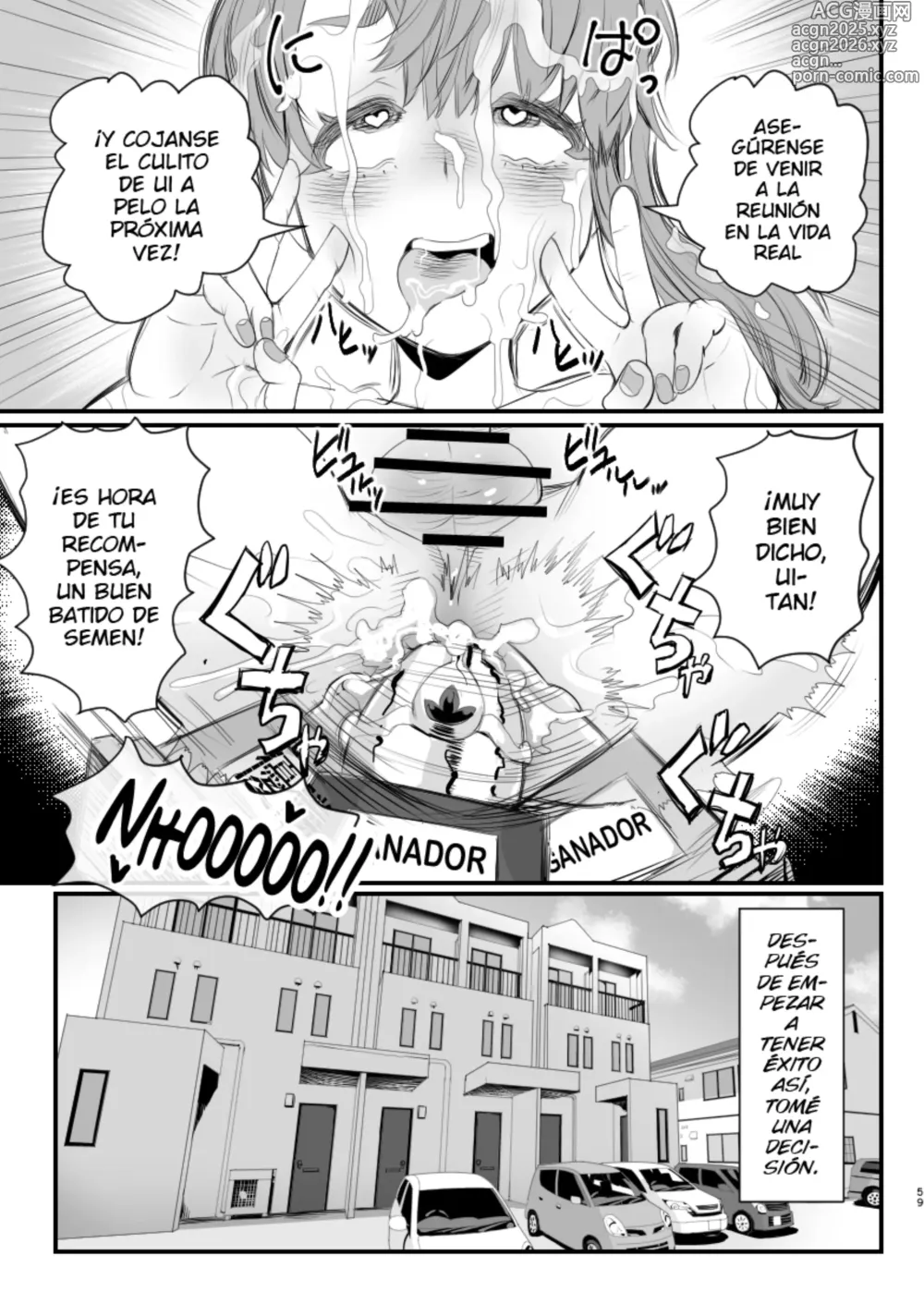 Page 59 of doujinshi Otokonoko Haishinsha Nagesen ni Noserarete Hamerarechaimashita