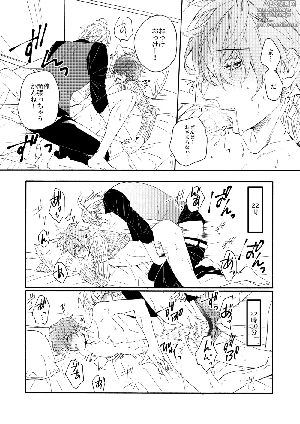 Page 10 of doujinshi Kakuho Seyo Suimin Jikan Time Attack!