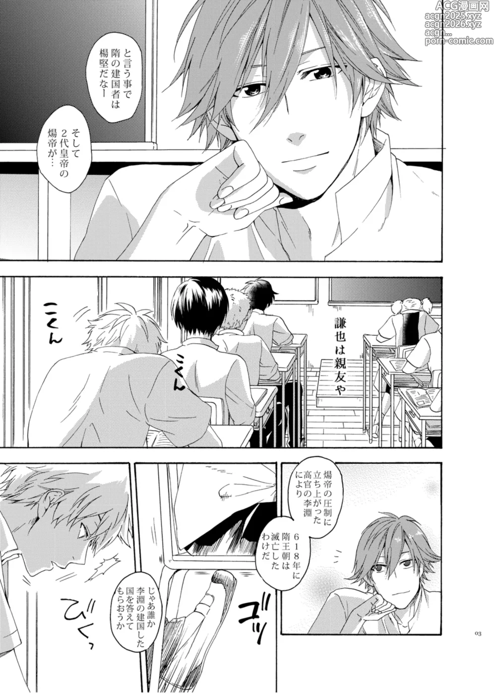 Page 2 of doujinshi On Your Mark