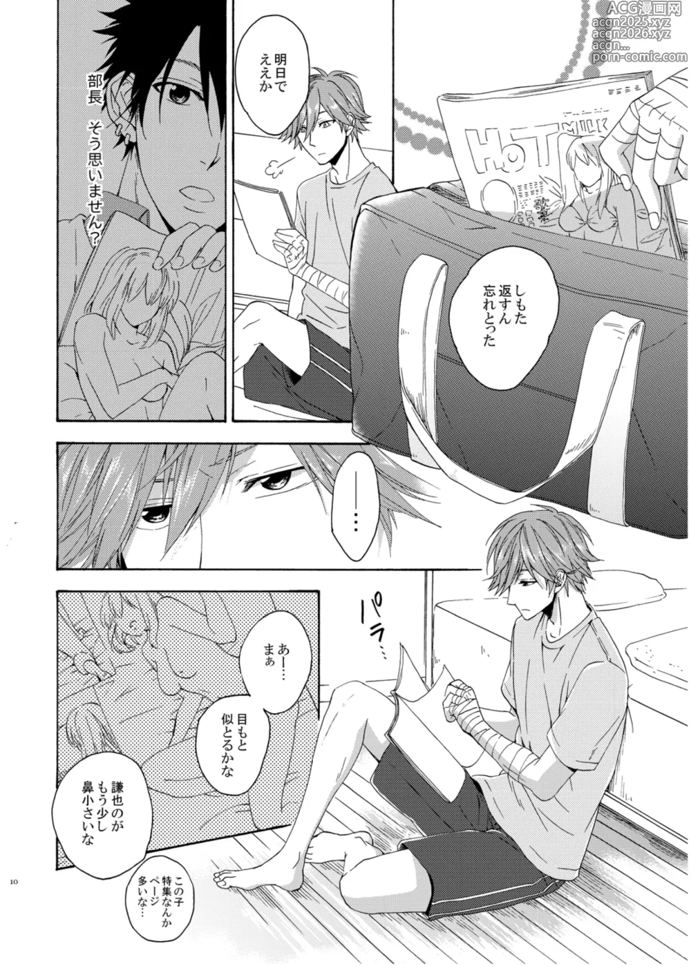 Page 9 of doujinshi On Your Mark