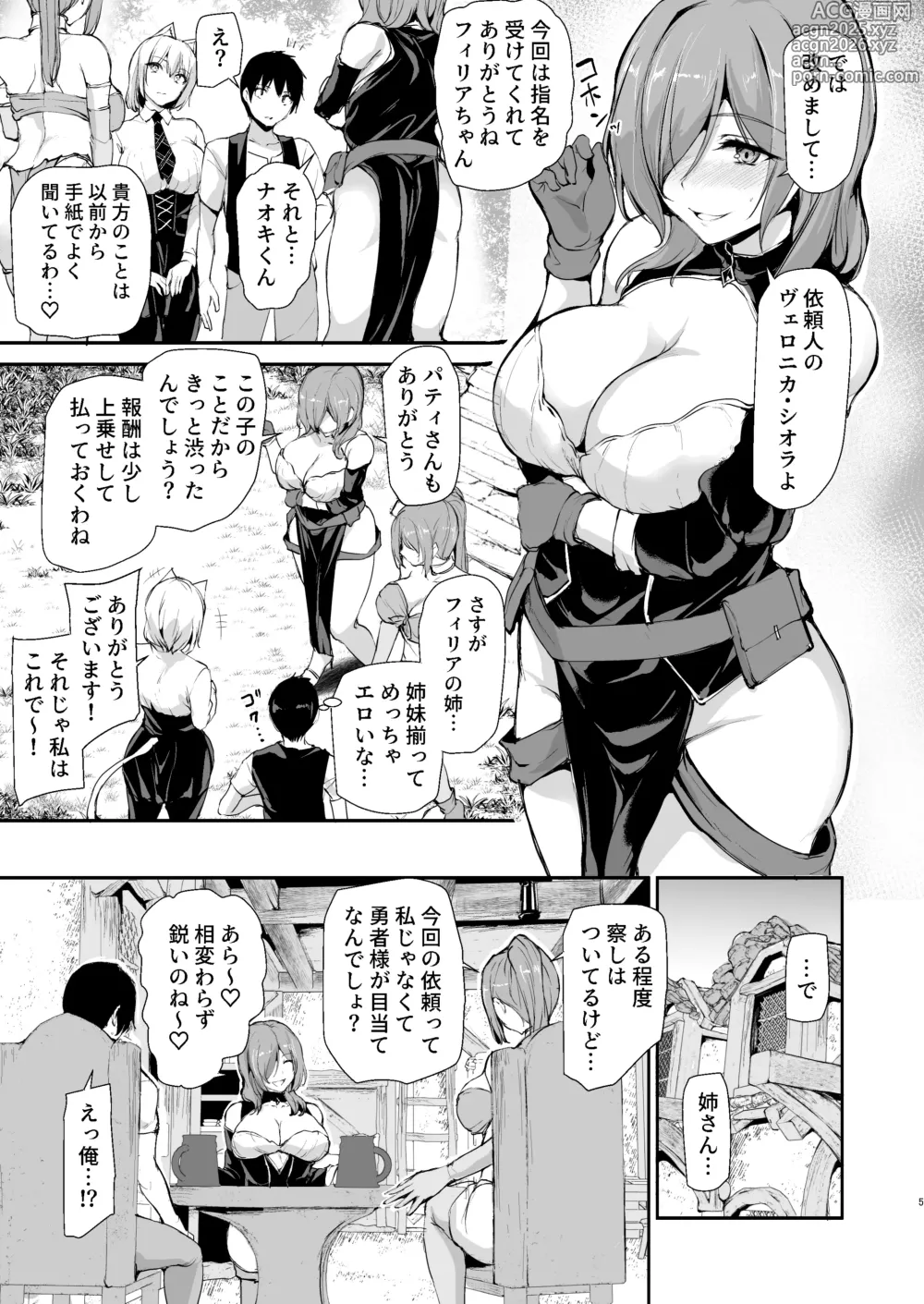 Page 4 of doujinshi Isekai Harem Monogatari 9 ~Onee-san Renkinjutsushi to Amaama Sakusei~