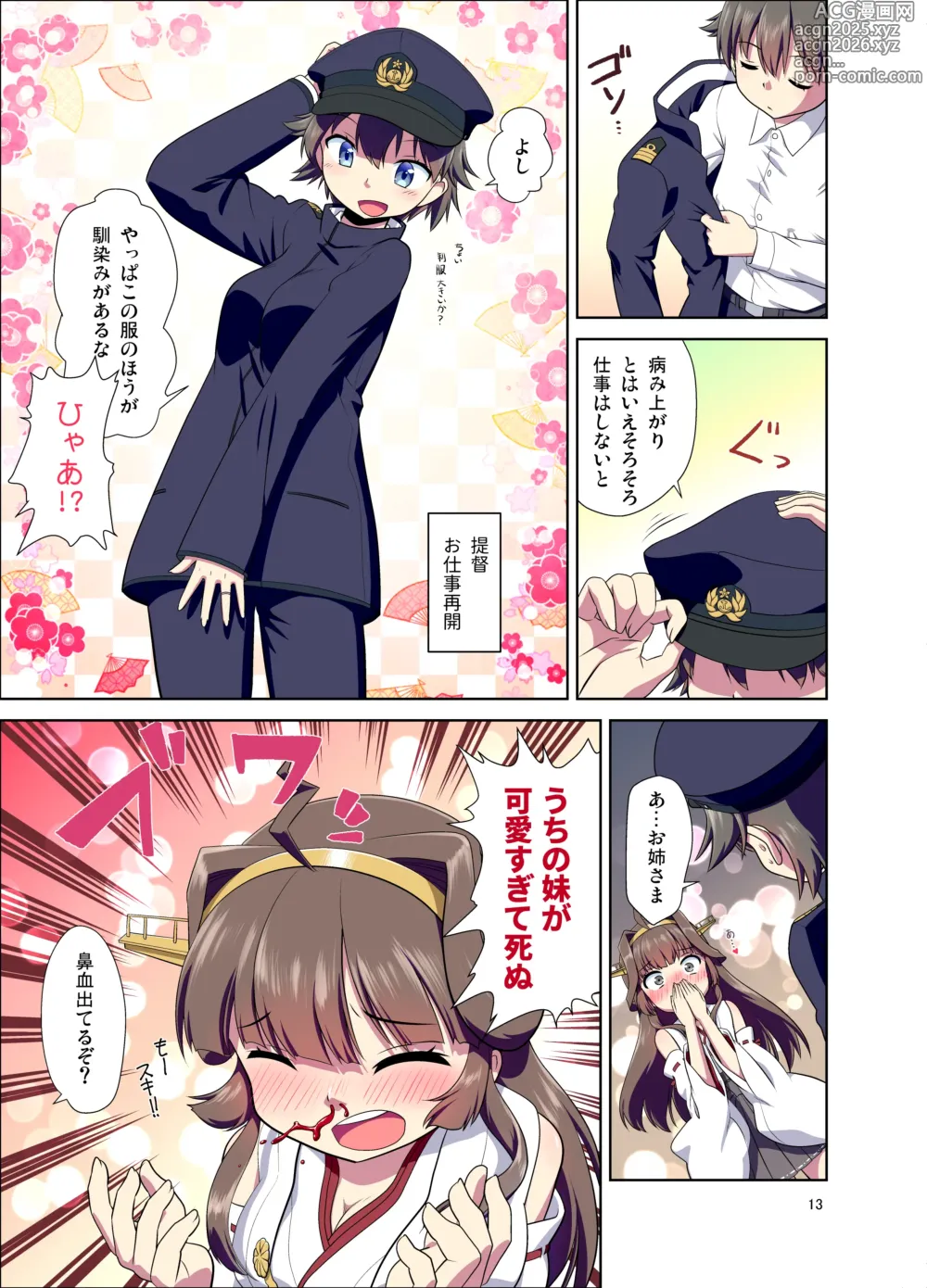 Page 13 of doujinshi Hiei ni Natta Teitoku