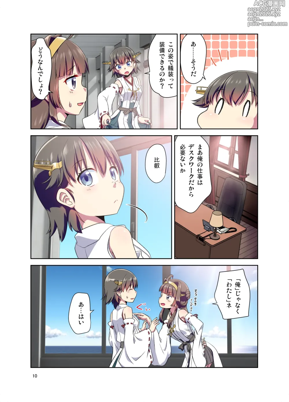 Page 10 of doujinshi Hiei ni Natta Teitoku