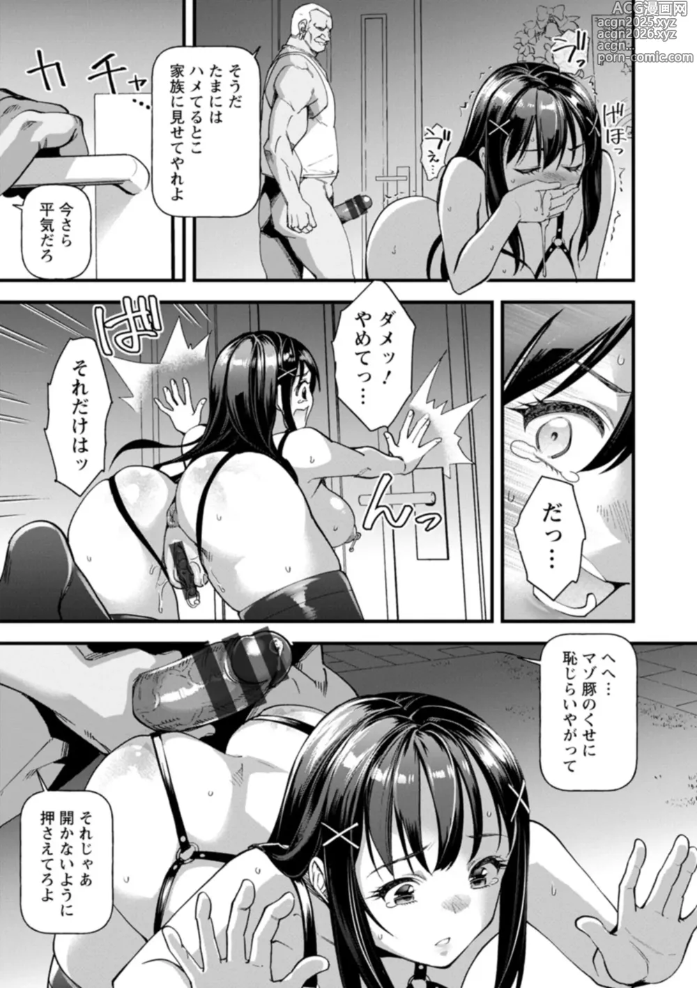 Page 13 of manga Mesu no rakuin