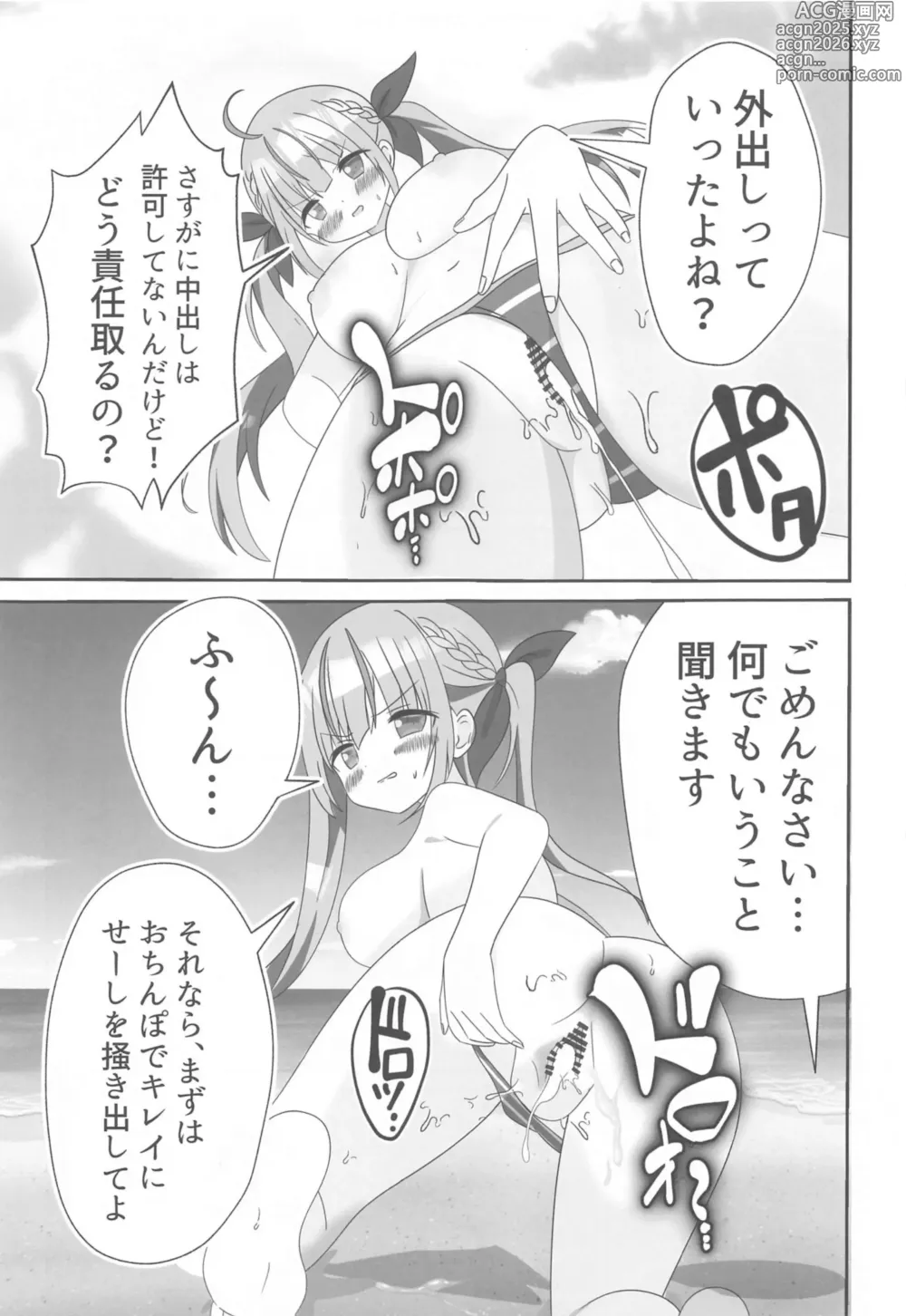 Page 16 of doujinshi Itadaki Cosplayer Aqua to Nakayoku Shiyo Hen