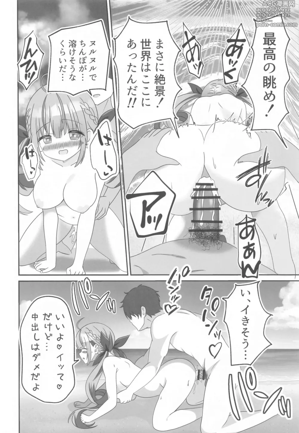 Page 19 of doujinshi Itadaki Cosplayer Aqua to Nakayoku Shiyo Hen