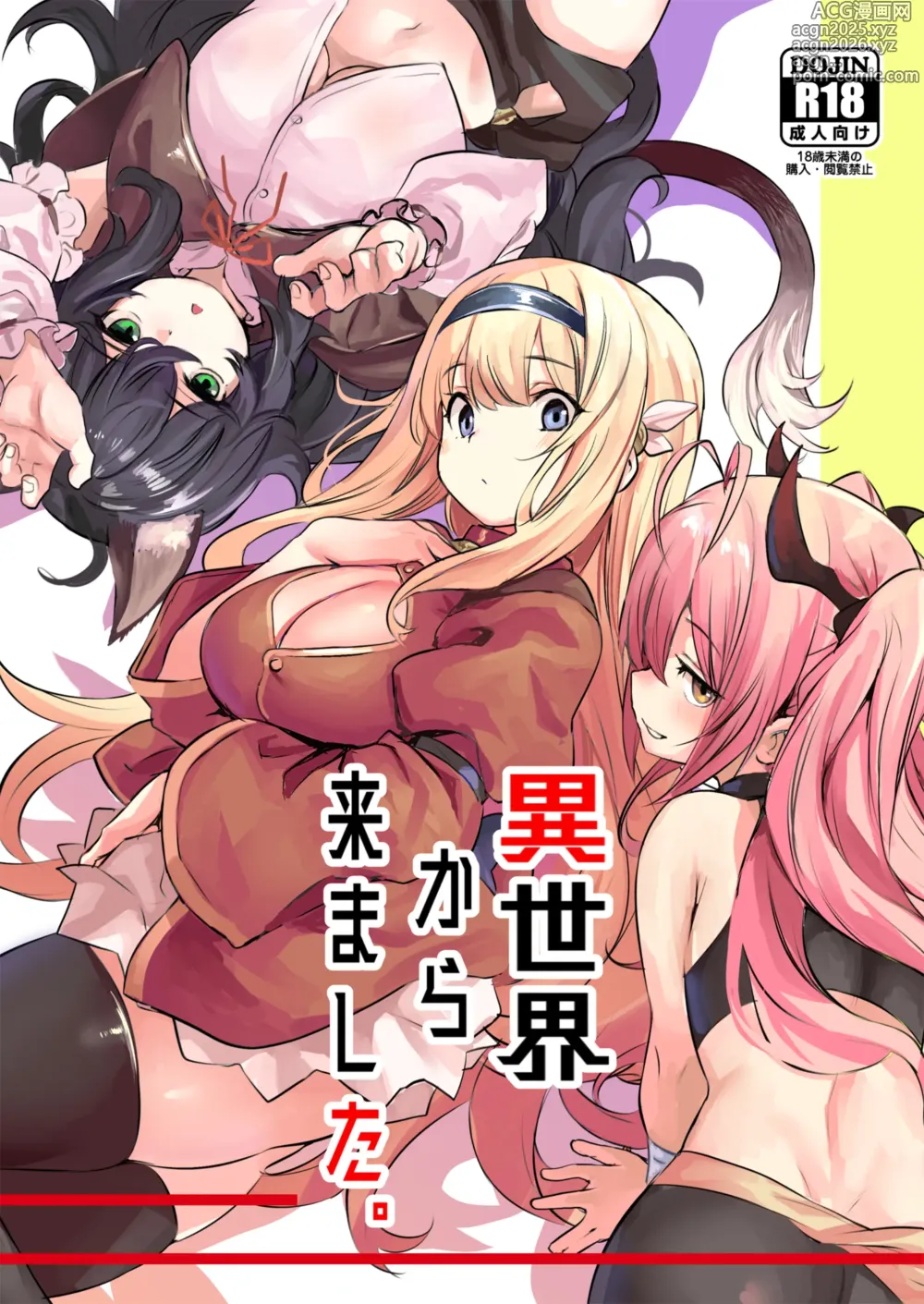 Page 1 of doujinshi Isekai kara Kimashita.