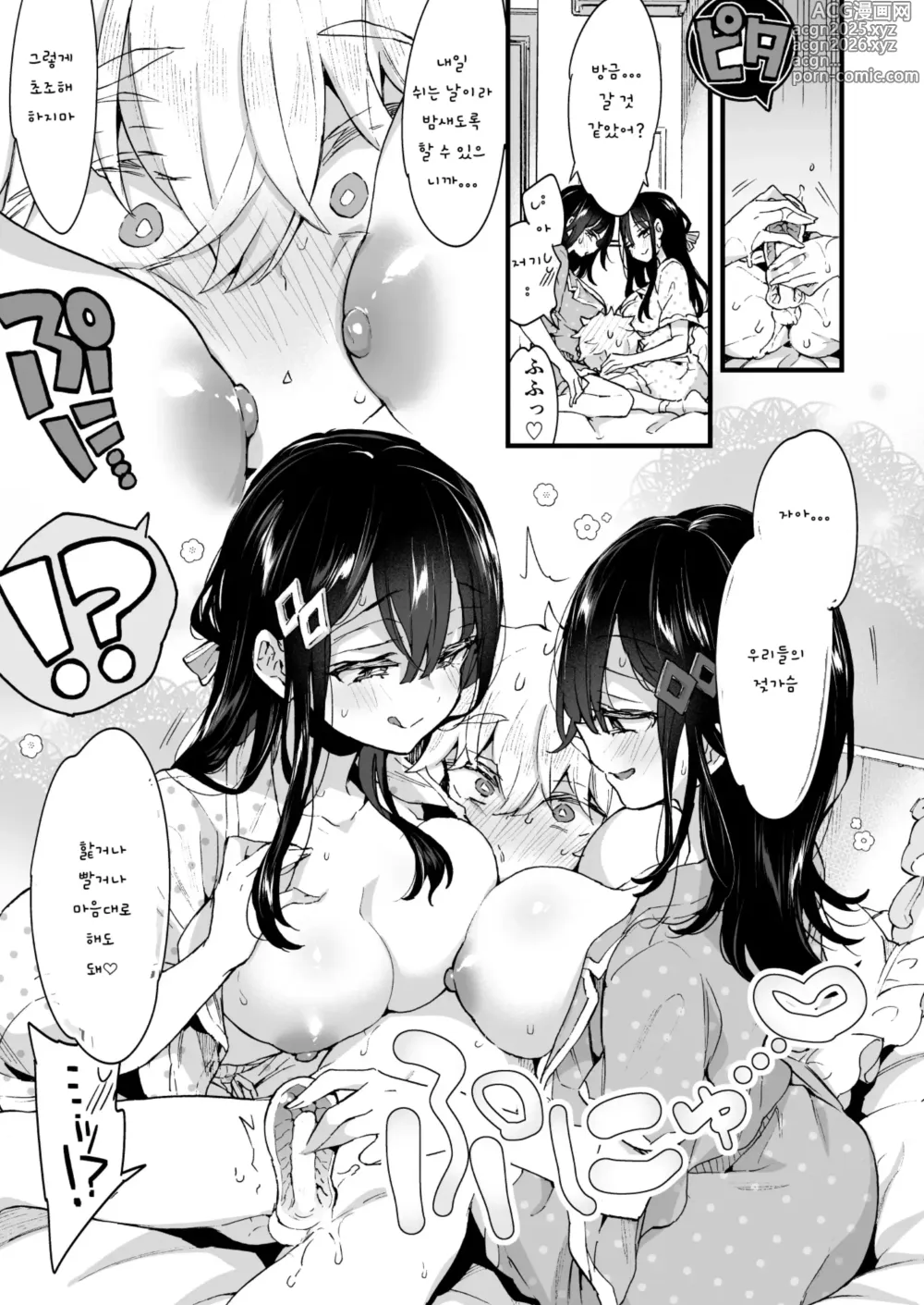 Page 15 of doujinshi Onee-chan to Yofukashi! - Staying Up Late With The Sisters