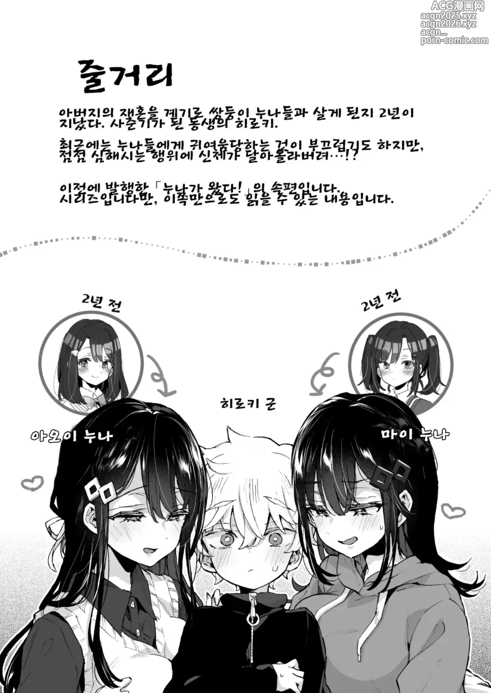 Page 3 of doujinshi Onee-chan to Yofukashi! - Staying Up Late With The Sisters