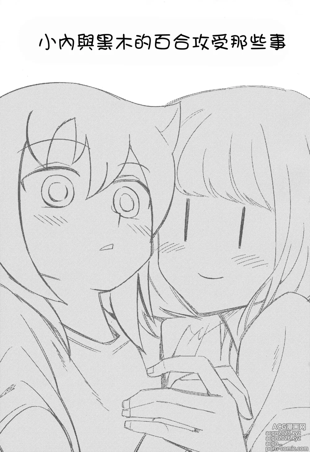 Page 3 of doujinshi 小內與黑木的百合攻受那些事