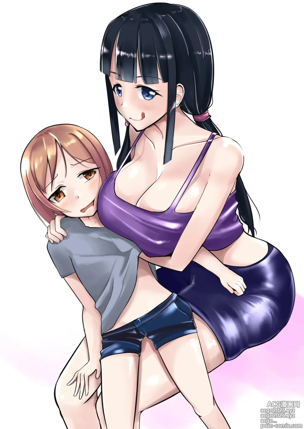 Page 2 of doujinshi 急成長したでっかい妹に女の子にされた兄