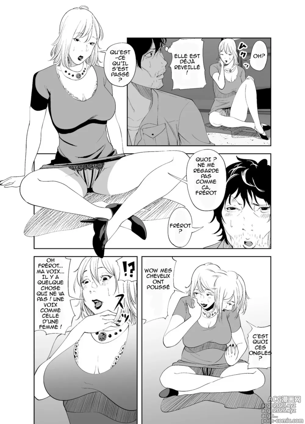 Page 15 of doujinshi BODY CHANGE! ~Celeb Jukujo to Muchimuchi Maid~
