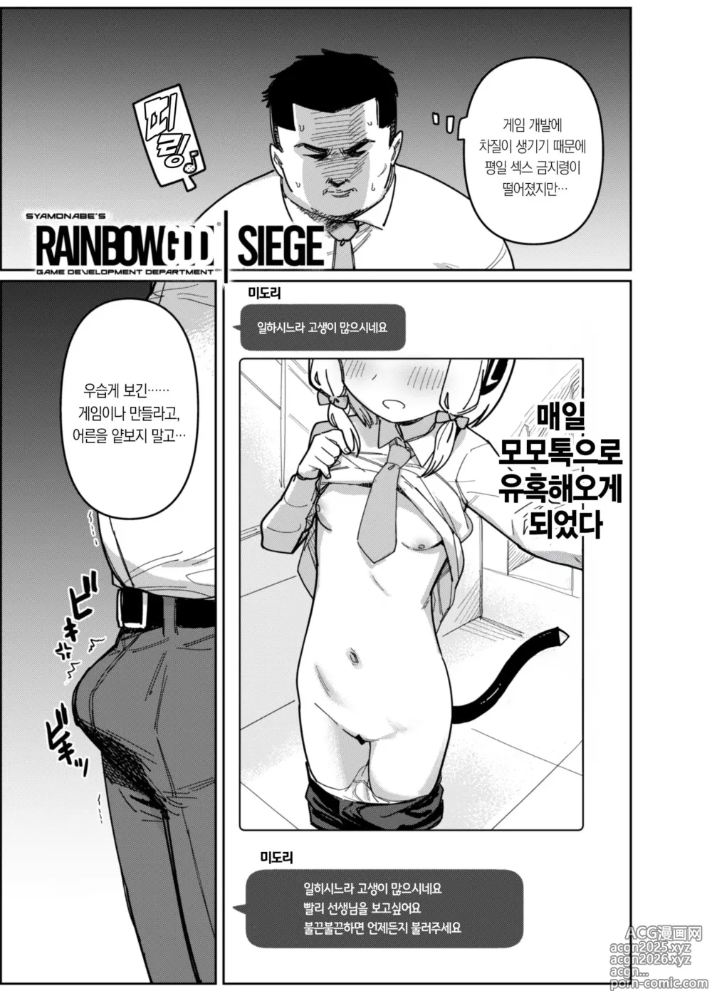 Page 4 of doujinshi RAINBOW GDD SIEGE - Syamonabes Rainbow GDD Siege - Game Development Department doujin compilation