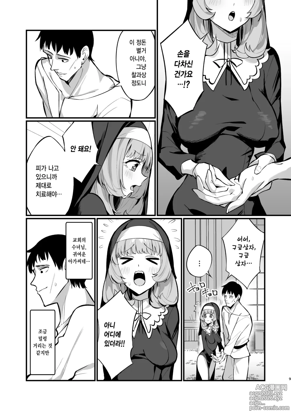 Page 9 of doujinshi 수녀님 완전패배