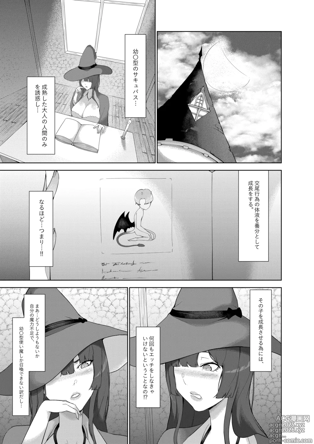 Page 14 of doujinshi 甘えん坊サキュバスを召喚した件