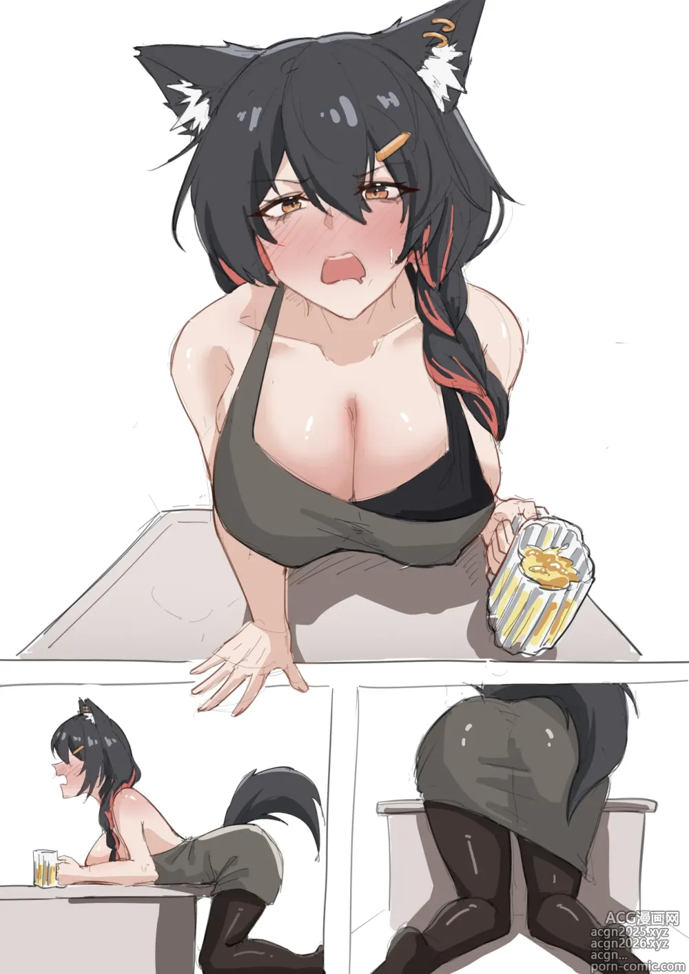 Page 1 of doujinshi 为了致歉请了隔壁的德克萨斯小姐（？）喝酒#2