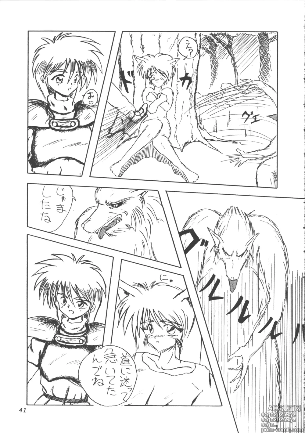 Page 40 of doujinshi ZOANTHROPY