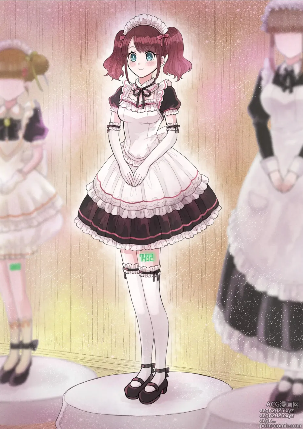 Page 64 of doujinshi 【ロボット化】メイド喫茶のアルバイト Robotization  Part-time job at a maid cafe OPQ mall