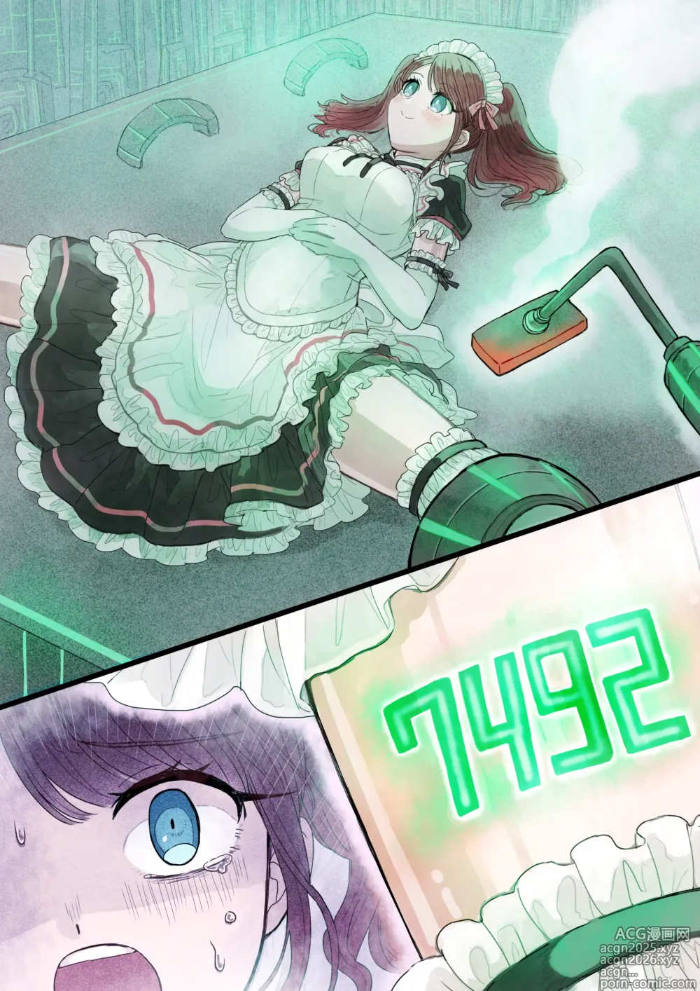 Page 66 of doujinshi 【ロボット化】メイド喫茶のアルバイト Robotization  Part-time job at a maid cafe OPQ mall