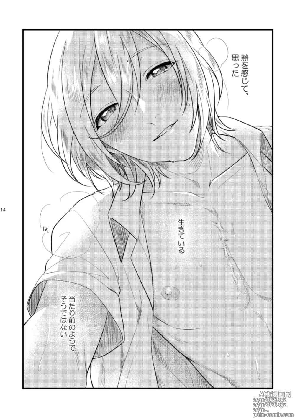 Page 13 of doujinshi Koi, hitohira.