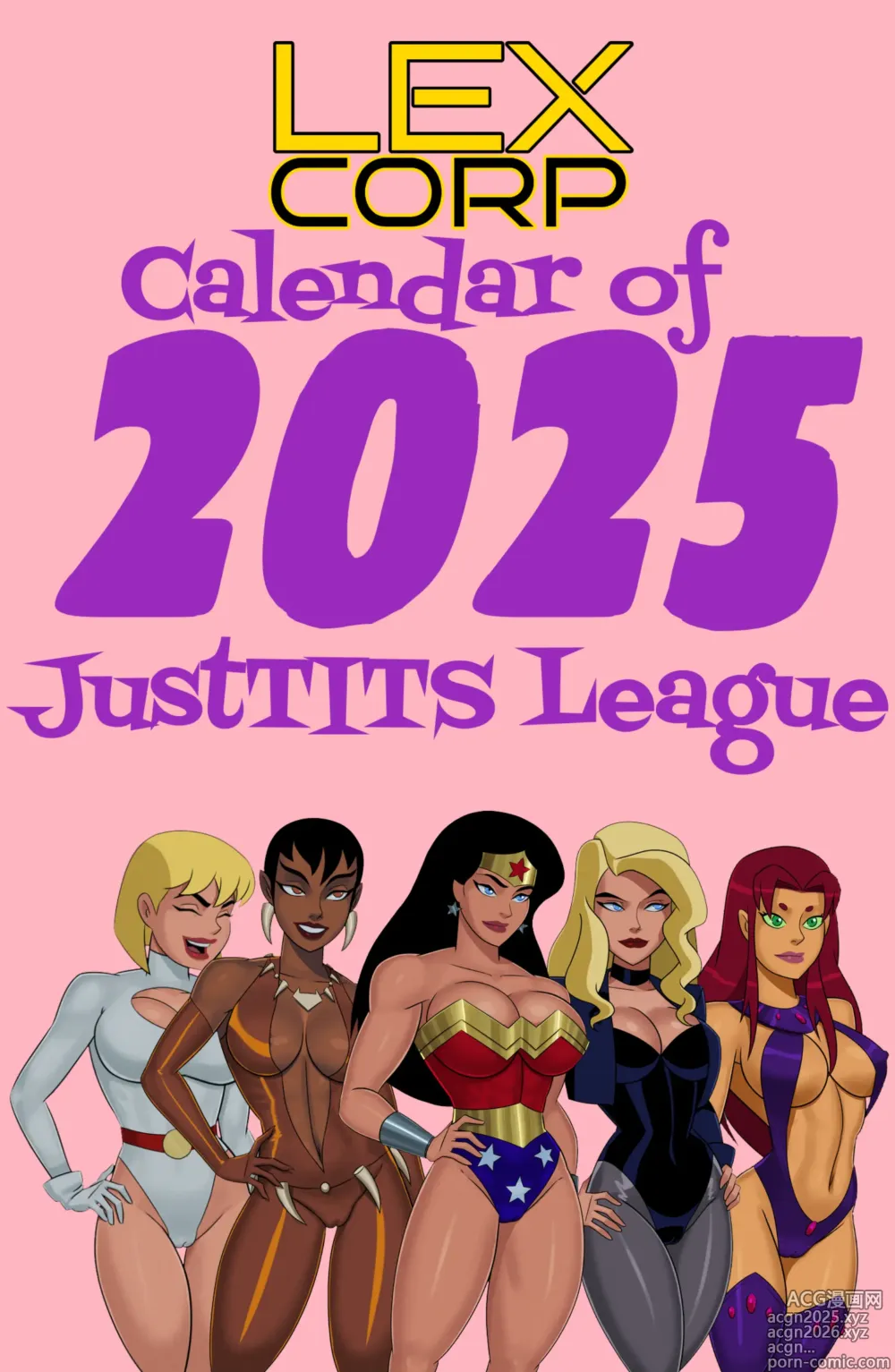 Page 1 of imageset LexCorp Calendar 2025 JustTITS League