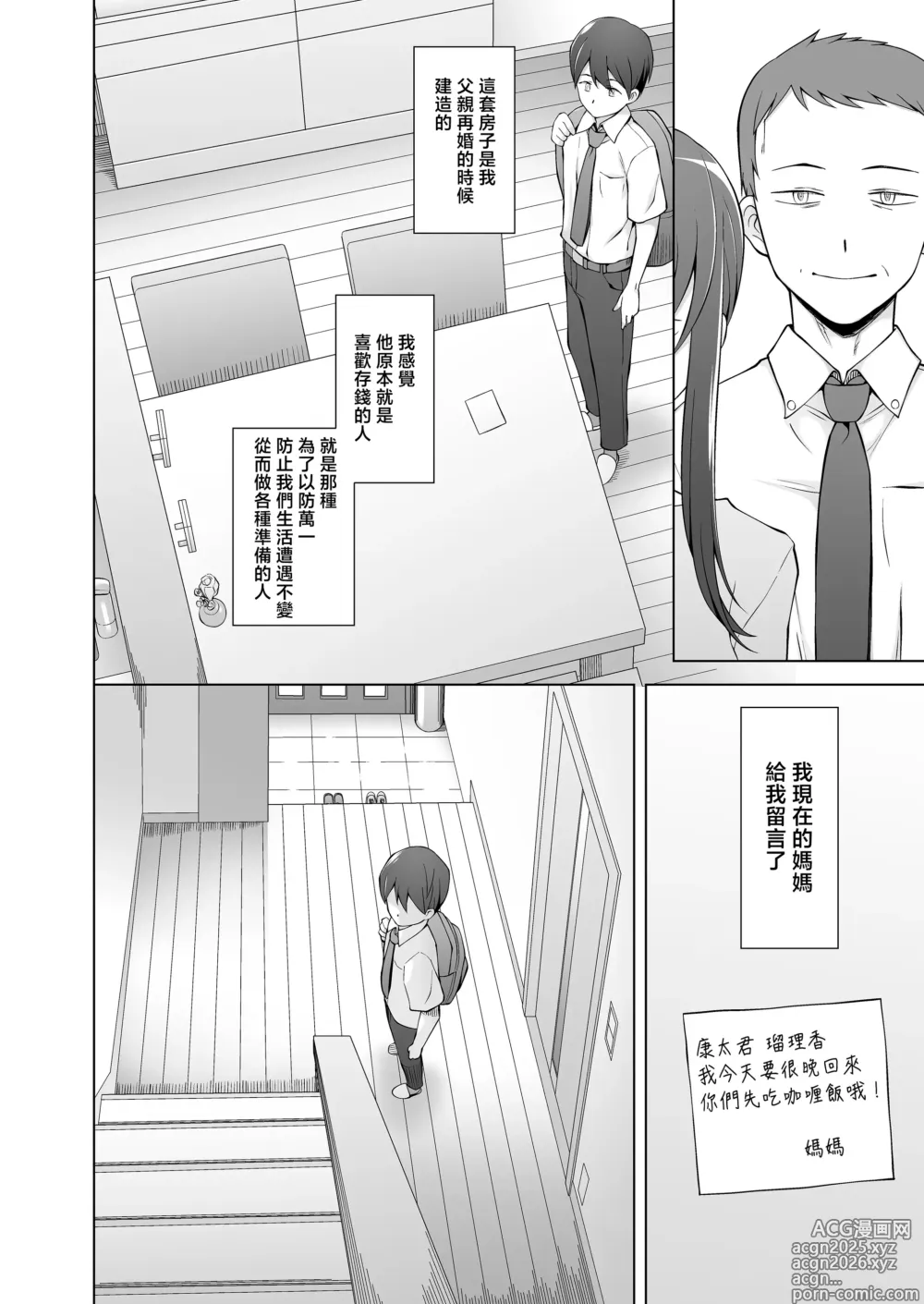 Page 6 of doujinshi Ore no Atarashii Mama to Imoto ga Mechakucha Motomete Kuru