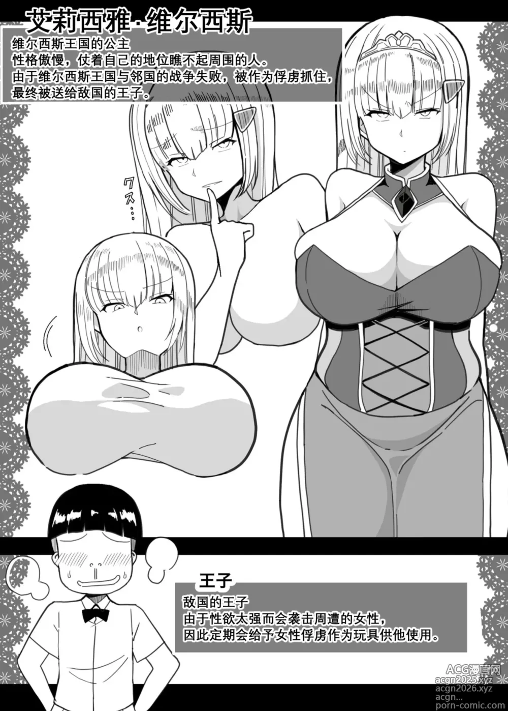 Page 2 of doujinshi Erogaki no Omocha ni Ochiru Hime