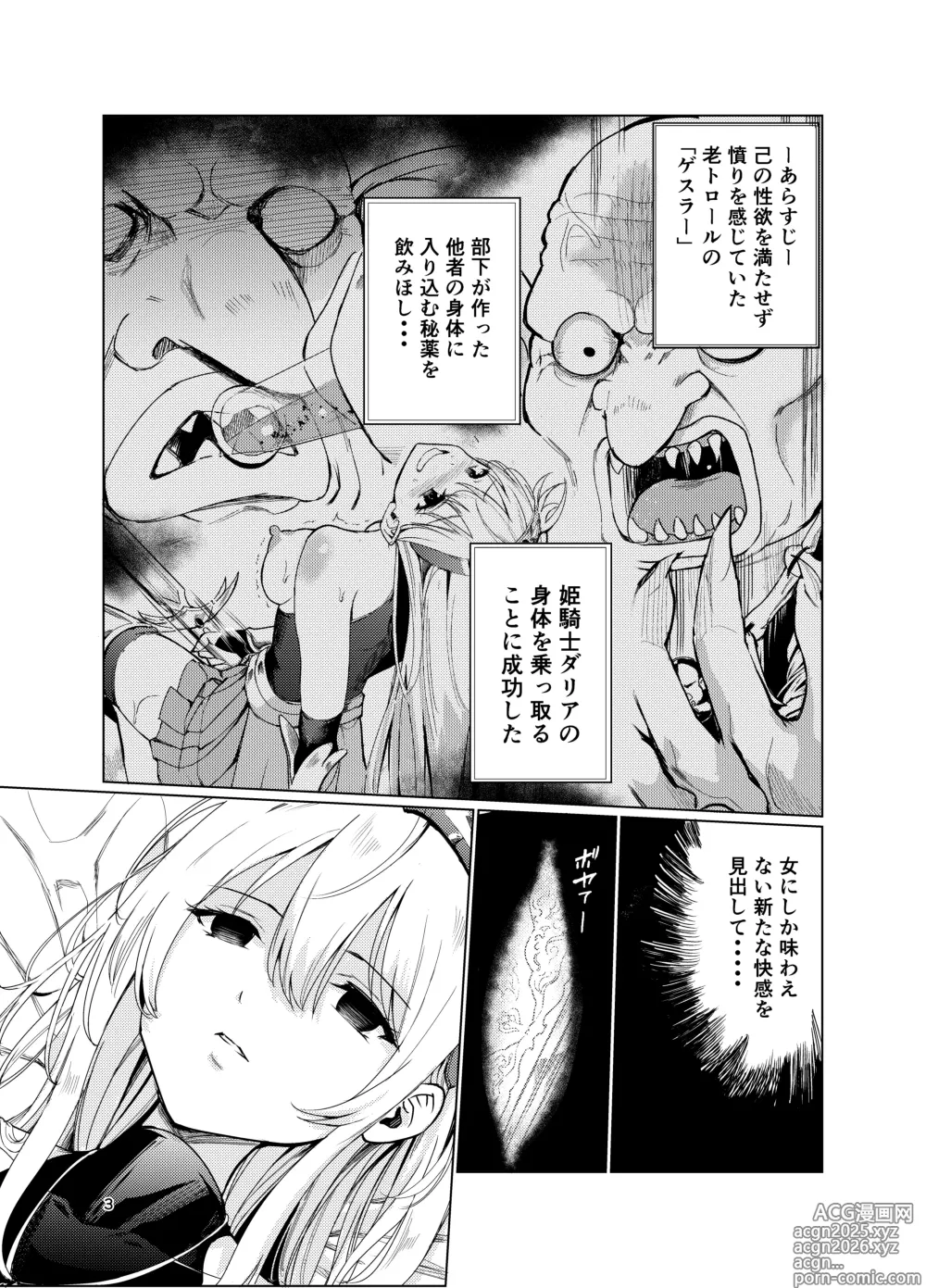 Page 2 of doujinshi Kyouran no Toubatsu Hime Daria 2