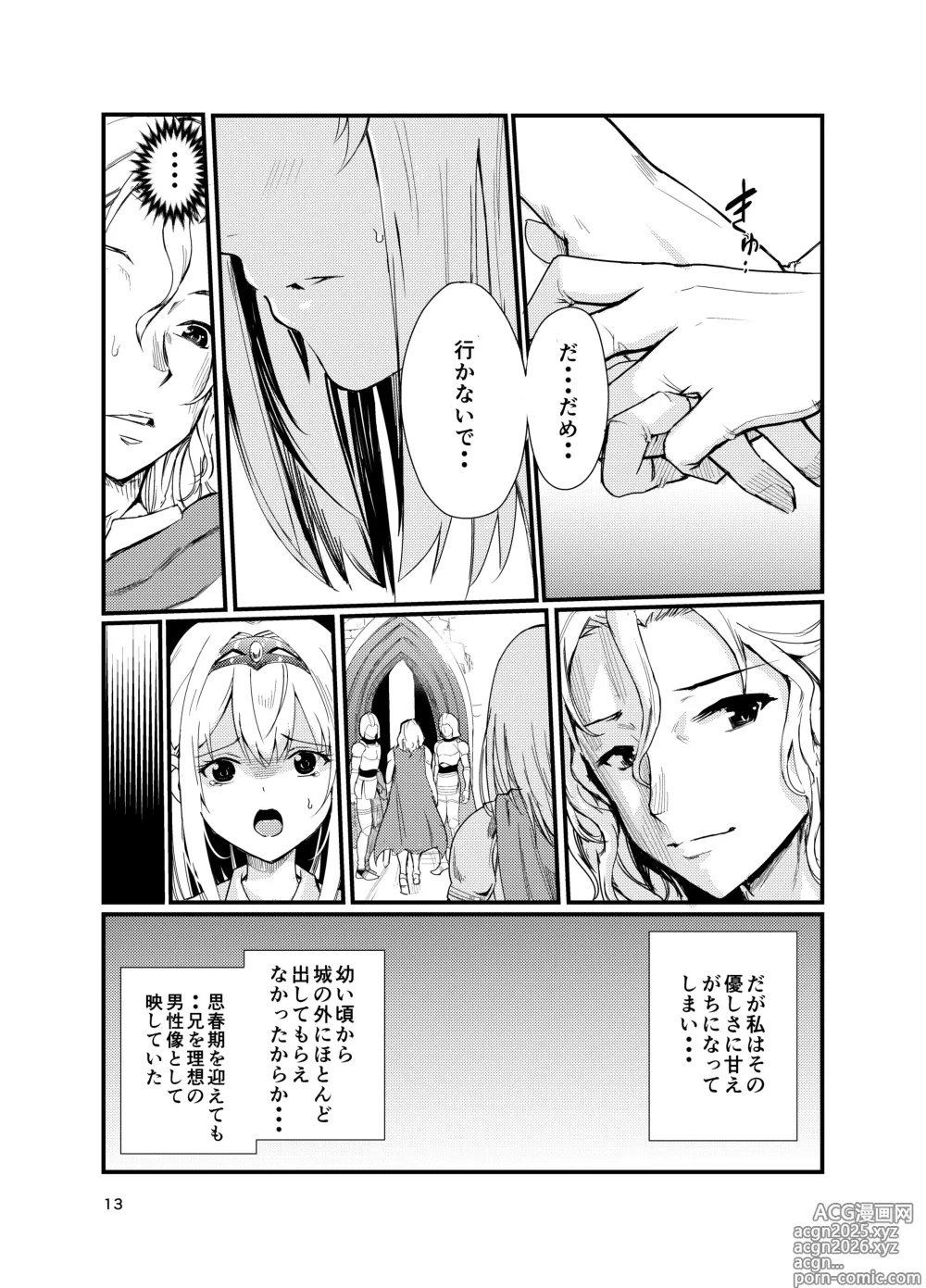 Page 12 of doujinshi Kyouran no Toubatsu Hime Daria 2