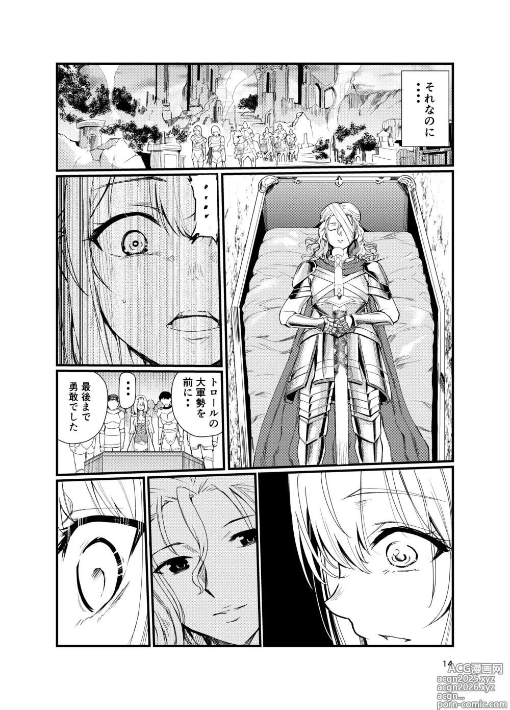 Page 13 of doujinshi Kyouran no Toubatsu Hime Daria 2