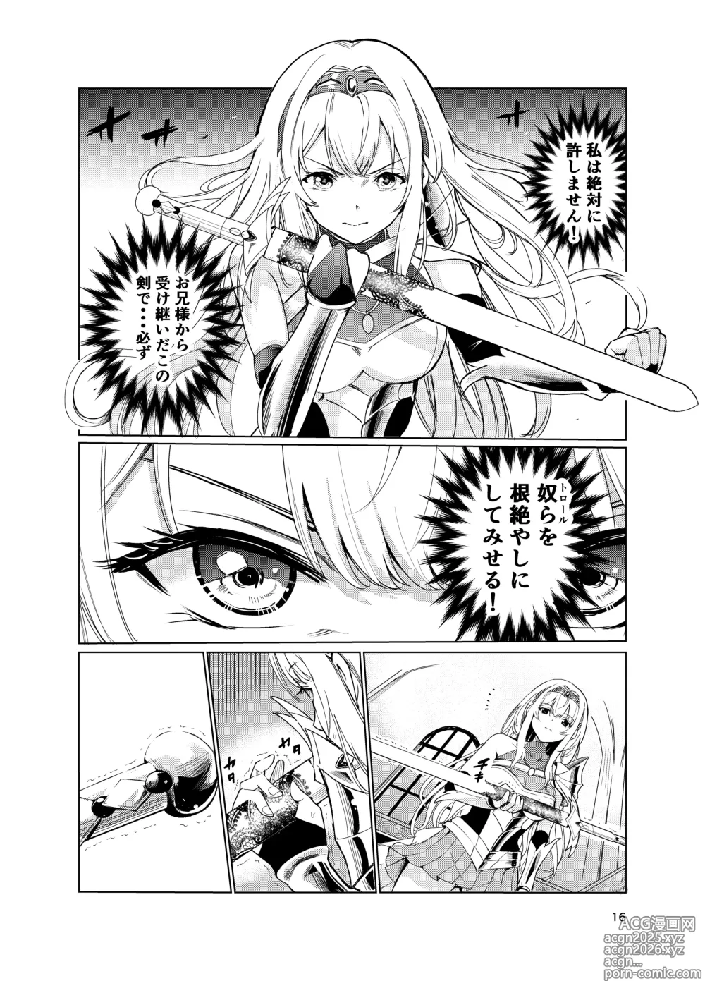 Page 15 of doujinshi Kyouran no Toubatsu Hime Daria 2