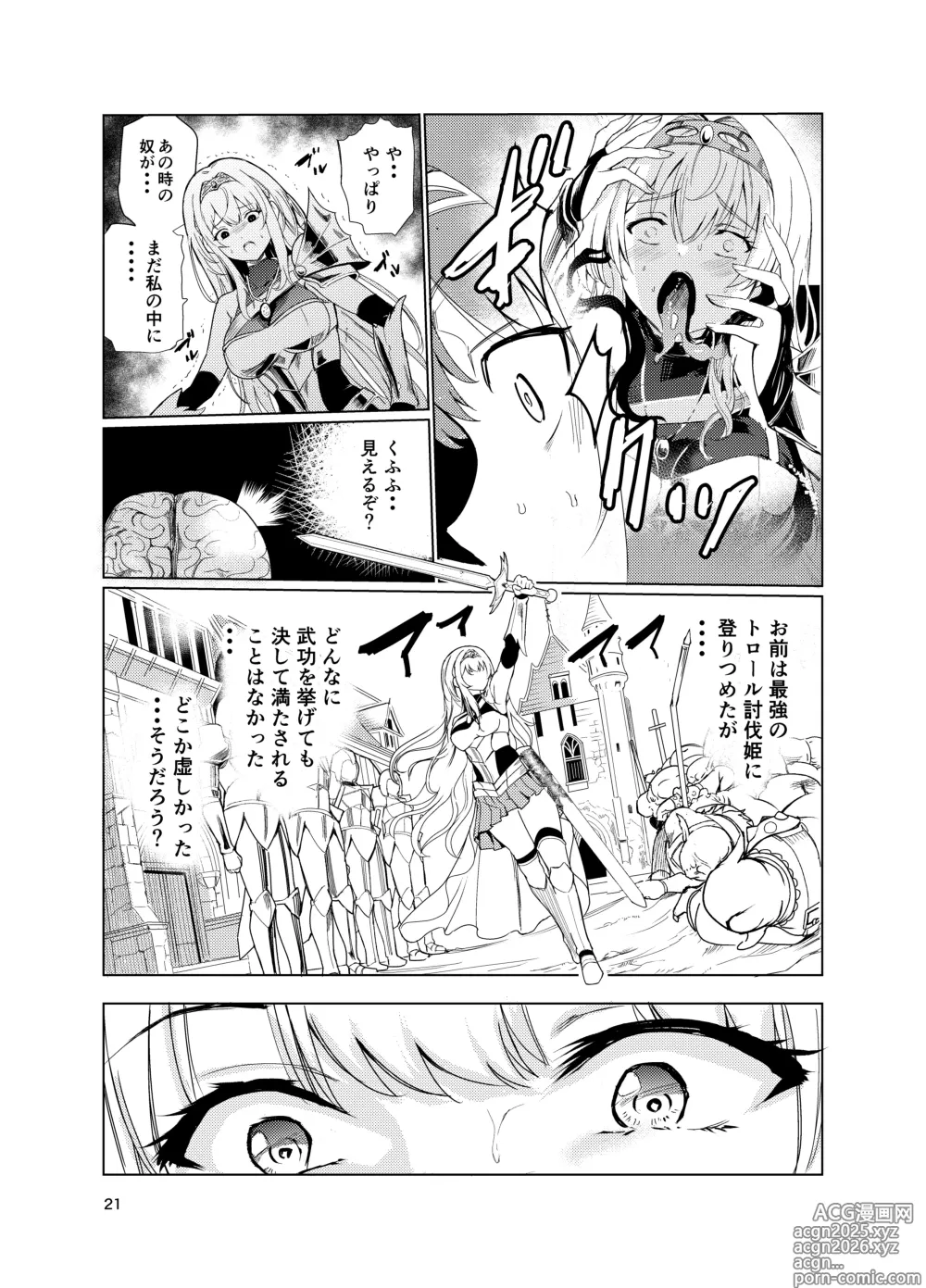 Page 20 of doujinshi Kyouran no Toubatsu Hime Daria 2