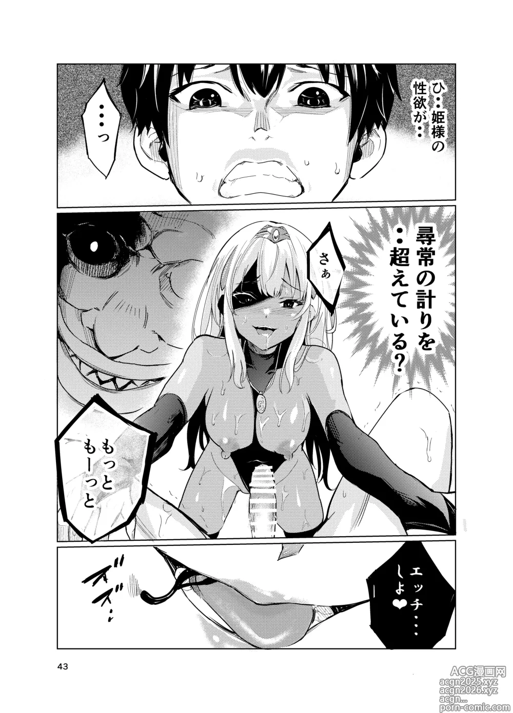 Page 42 of doujinshi Kyouran no Toubatsu Hime Daria 2