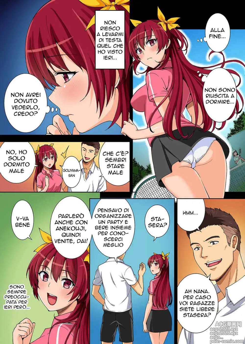 Page 11 of doujinshi Bou Yuumei Shiritsu Daigaku YariCir no Jittai ~Gasshukusaki de Issho ni Natta Ojou-sama Daigakusei-tachi no Baai~ Ch. 1-5