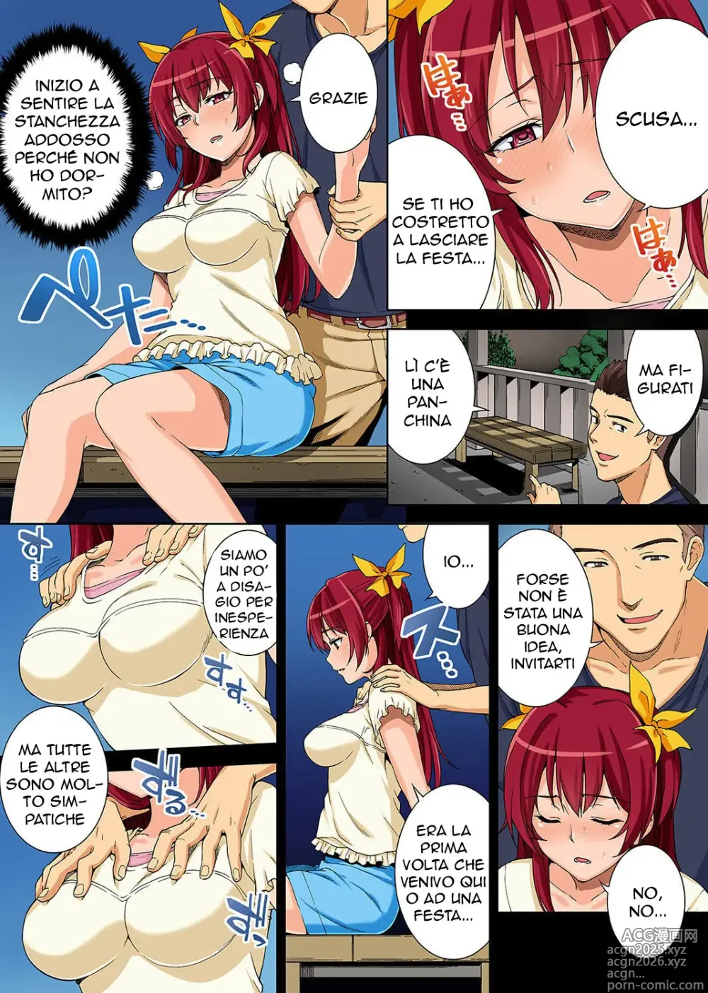 Page 14 of doujinshi Bou Yuumei Shiritsu Daigaku YariCir no Jittai ~Gasshukusaki de Issho ni Natta Ojou-sama Daigakusei-tachi no Baai~ Ch. 1-5