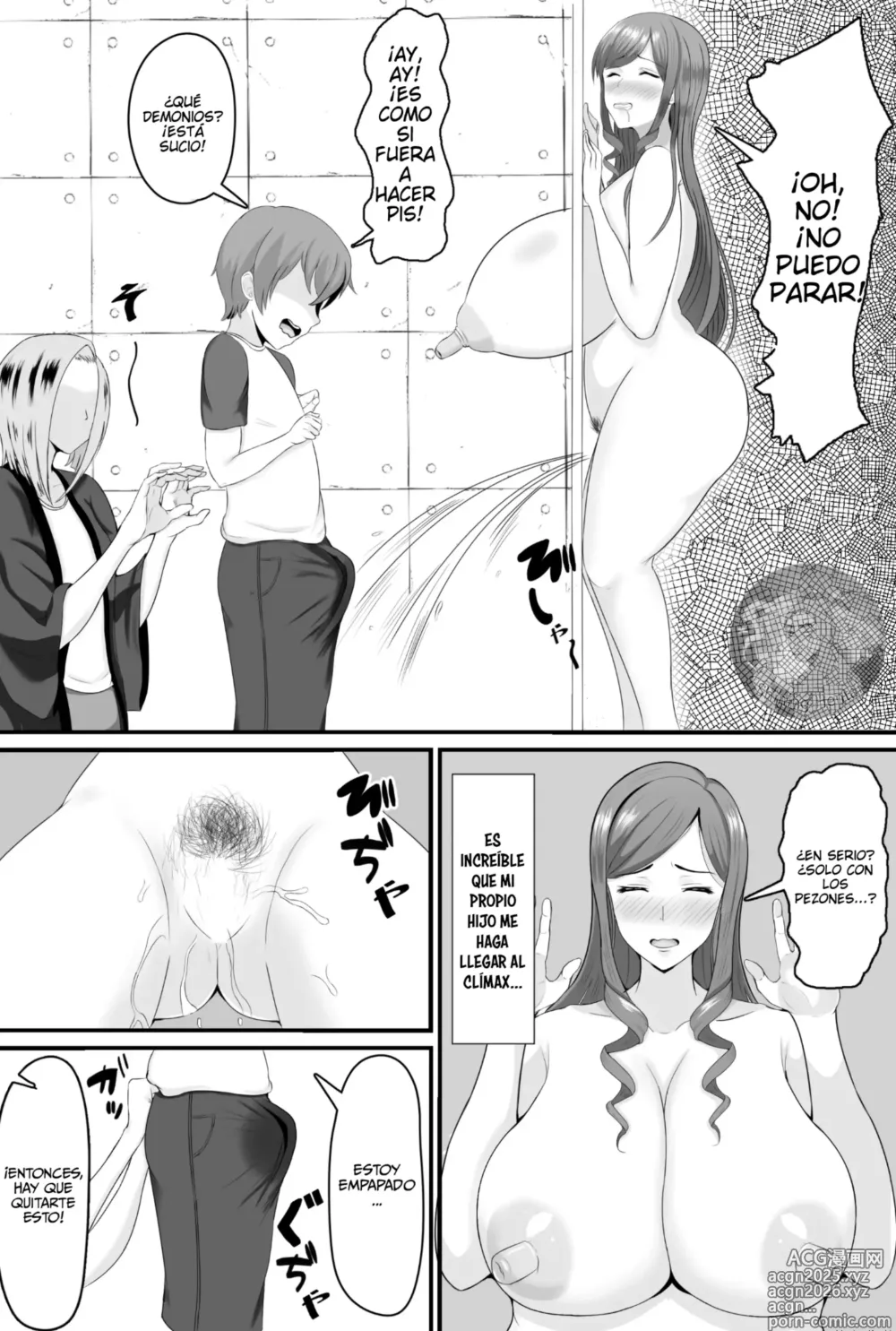Page 21 of doujinshi Si quieres ayudar a una mamá de grandes tetas y culo Grande, intenta adivinar su cuerpo desnudo