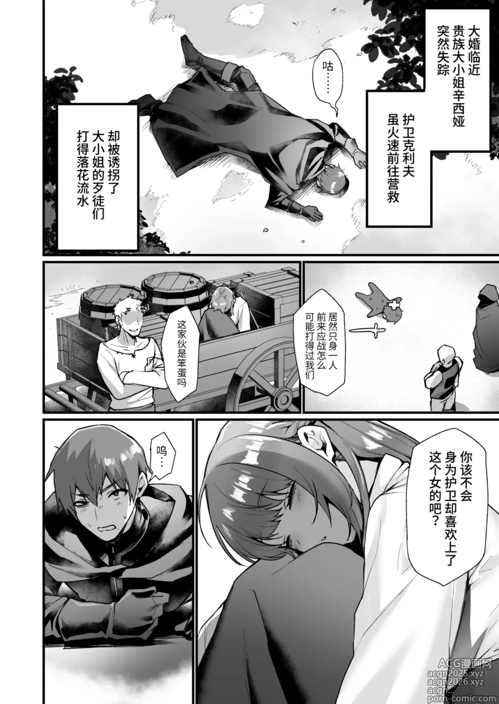 Page 3 of doujinshi Goei Kishi no Irekawari Nyotaika Mission!