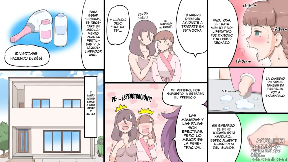 Page 10 of doujinshi Futanari Syndrome ~Mama to Musume Kozukuri Kyoushitsu