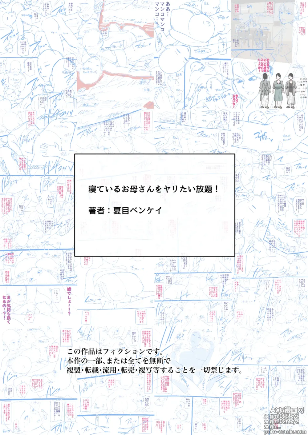 Page 117 of doujinshi Neteiru okāsan o Yari Taihōdai!