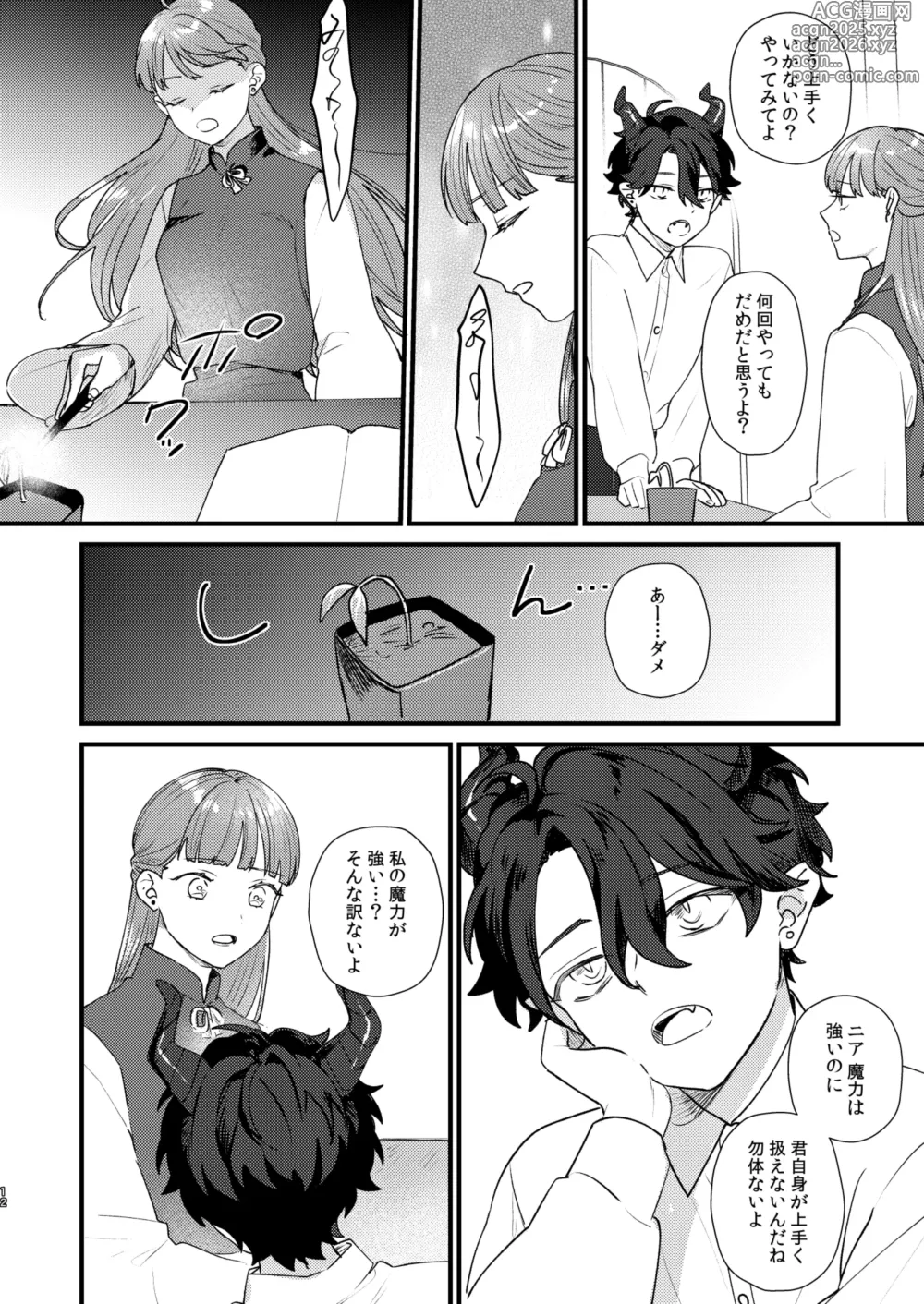 Page 13 of doujinshi Majo ni Tensei Shitara Inma ni  Aisaremashita.