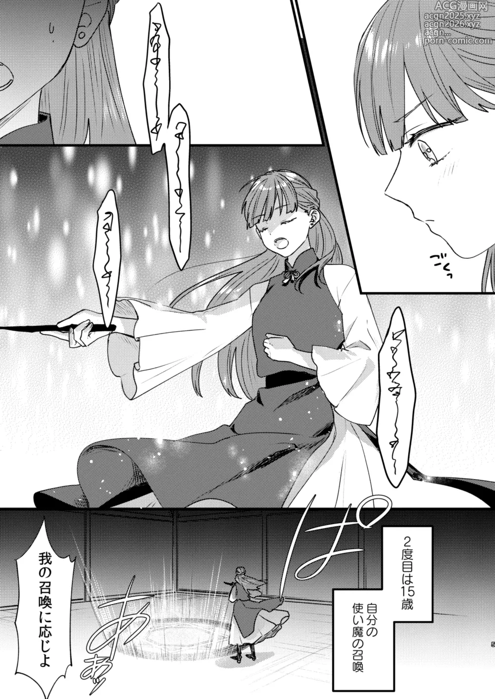 Page 6 of doujinshi Majo ni Tensei Shitara Inma ni  Aisaremashita.