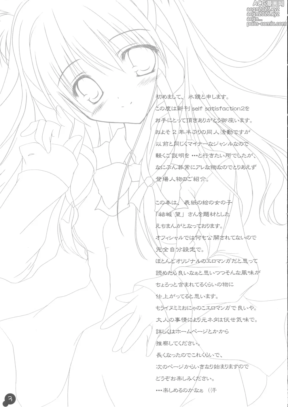 Page 2 of doujinshi Self Satisfaction 2