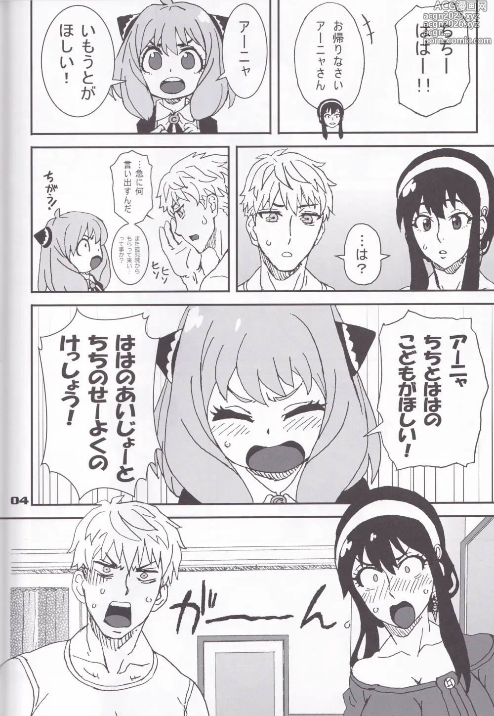 Page 3 of doujinshi MIX × FAMILY