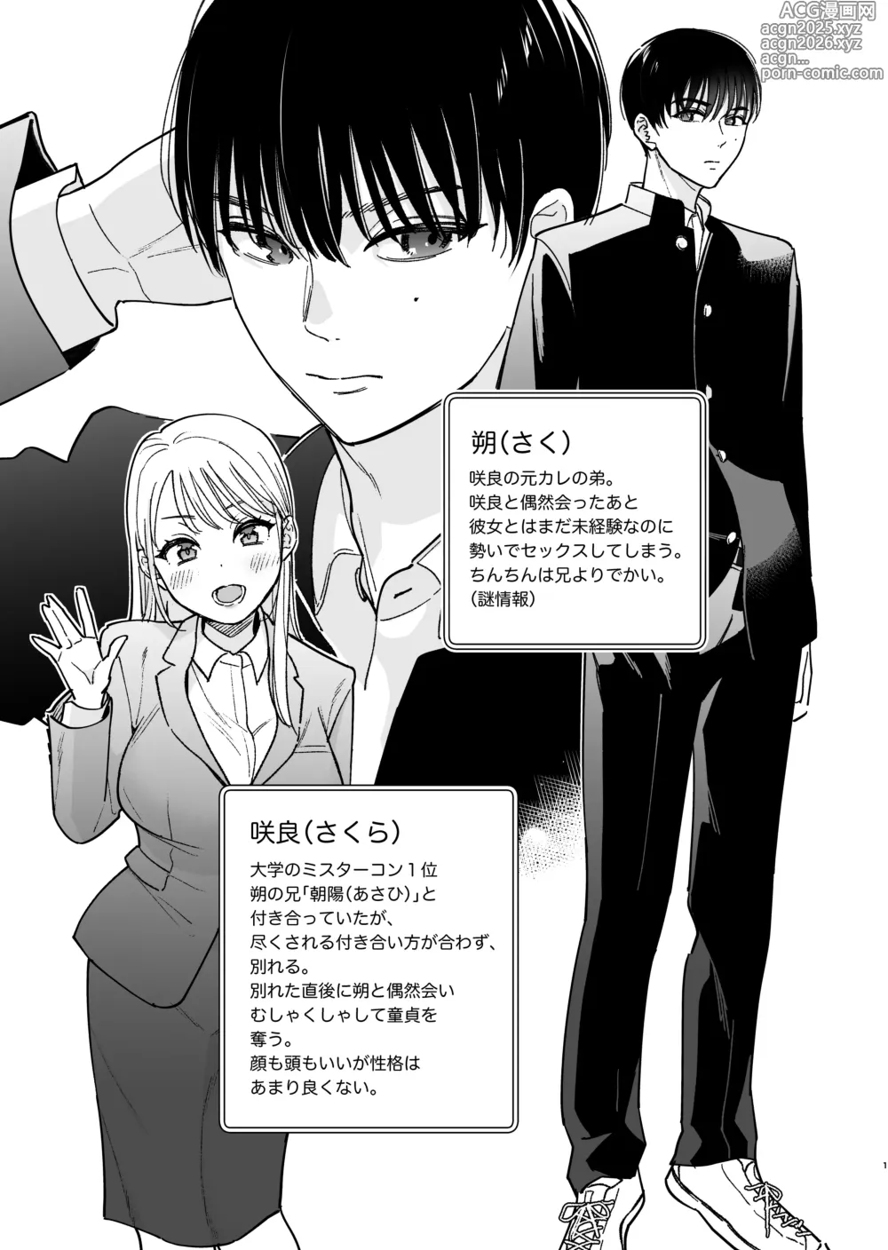 Page 2 of doujinshi 続・元カレの弟に手を出してみた