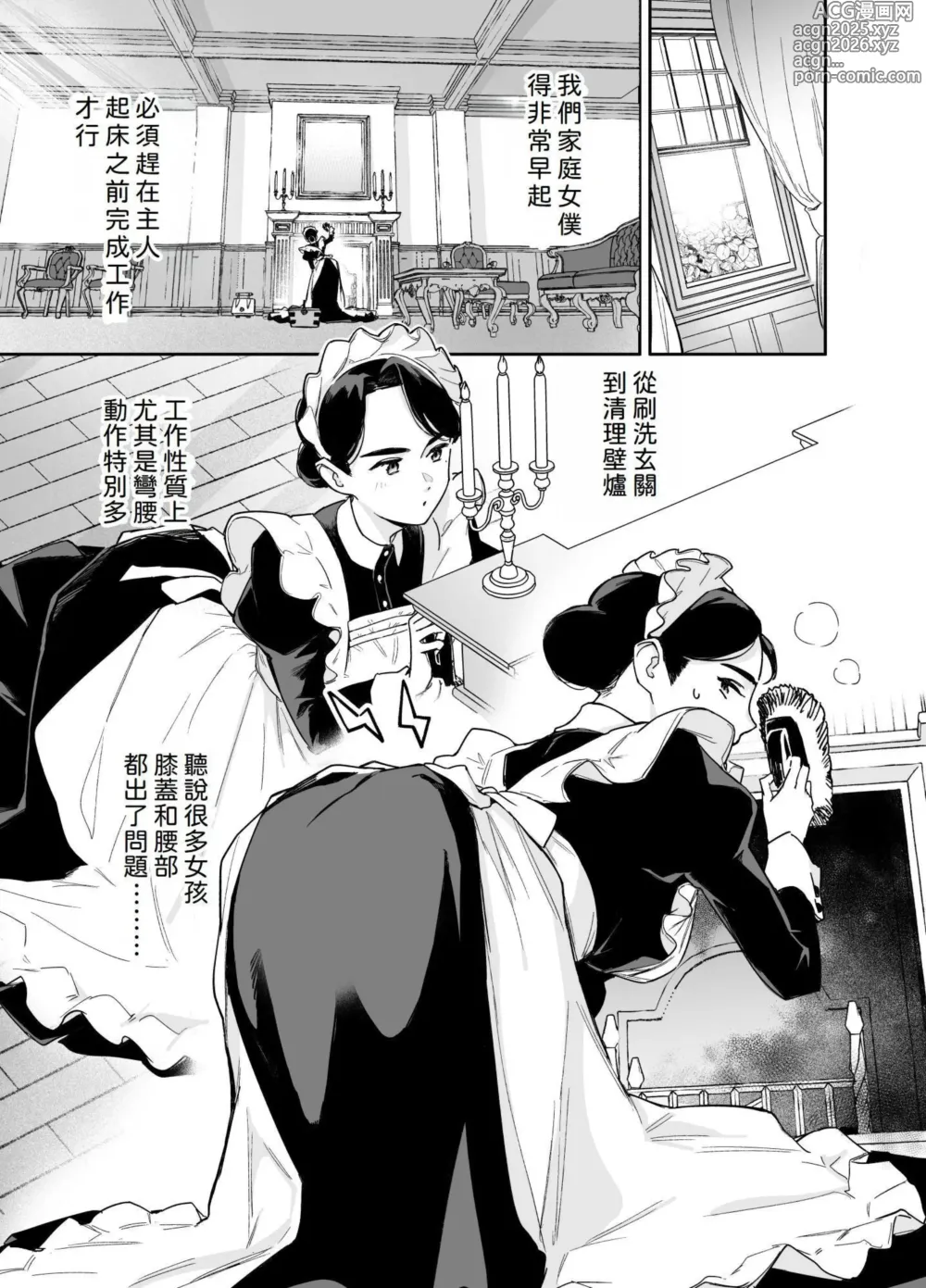 Page 5 of doujinshi Wagaya no Housemaid Bridget Sei no Gohoushi ~Danro Souji kara Kozukuri made~