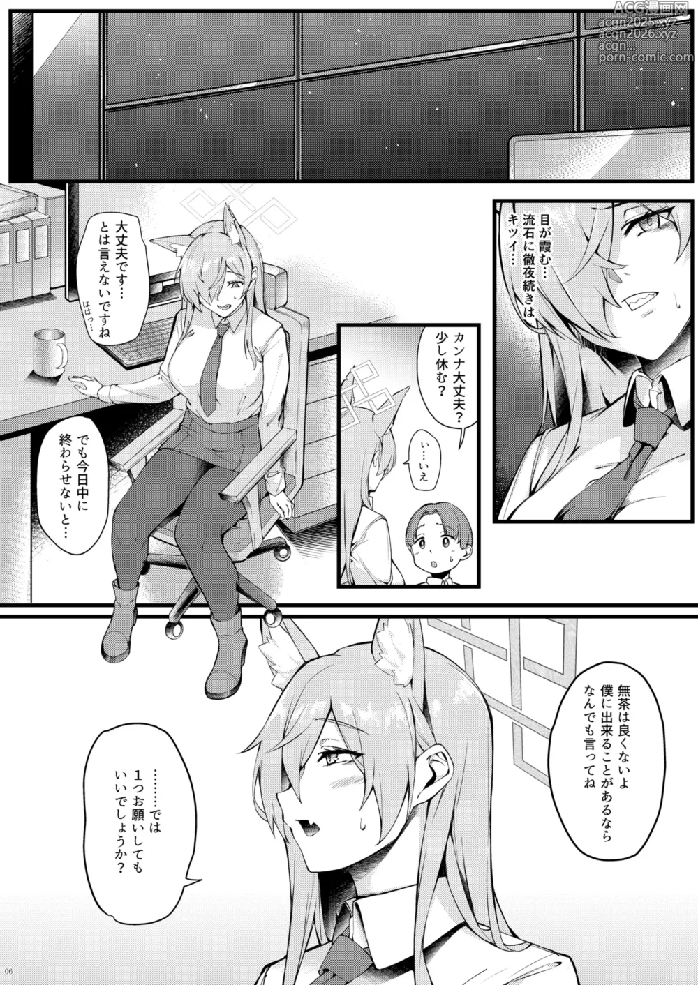 Page 6 of doujinshi カンナは小さい先生に癒されたい