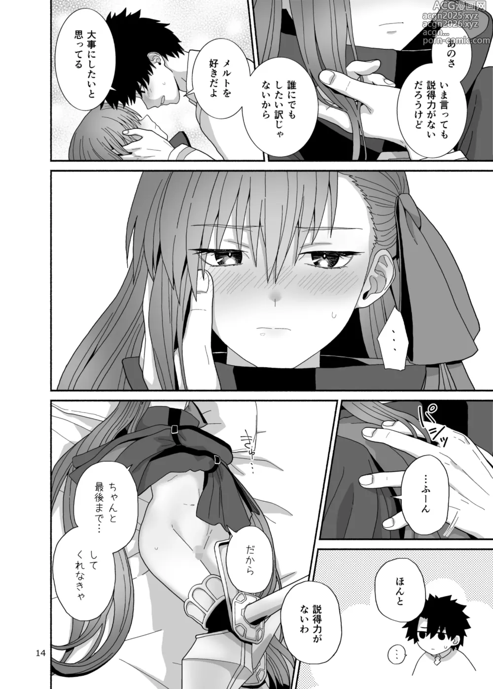 Page 14 of doujinshi Watashi to Itoshii Hito no Ohanashi - This moment that Im living for you is all I need, isn't it?