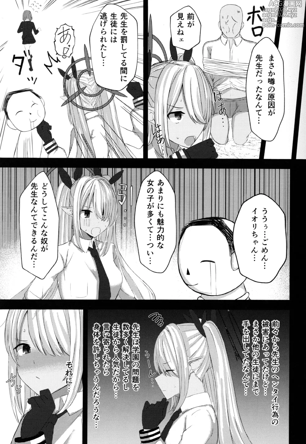 Page 8 of doujinshi Shiromi Iori-chan ni Sei Shori Shite Morau dake no Hon