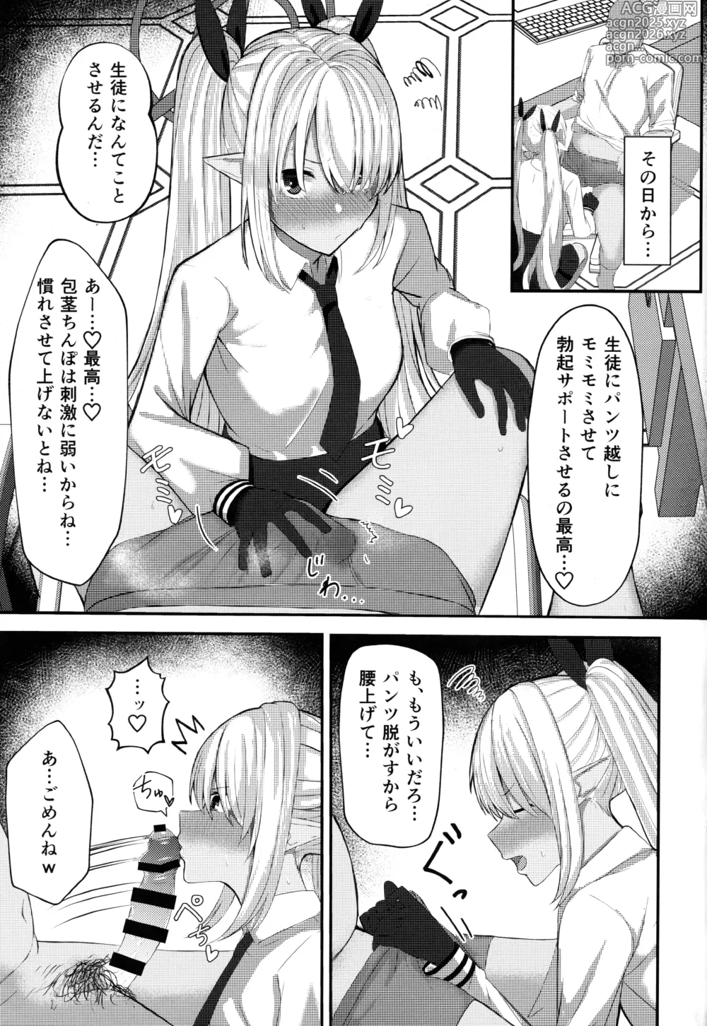 Page 10 of doujinshi Shiromi Iori-chan ni Sei Shori Shite Morau dake no Hon