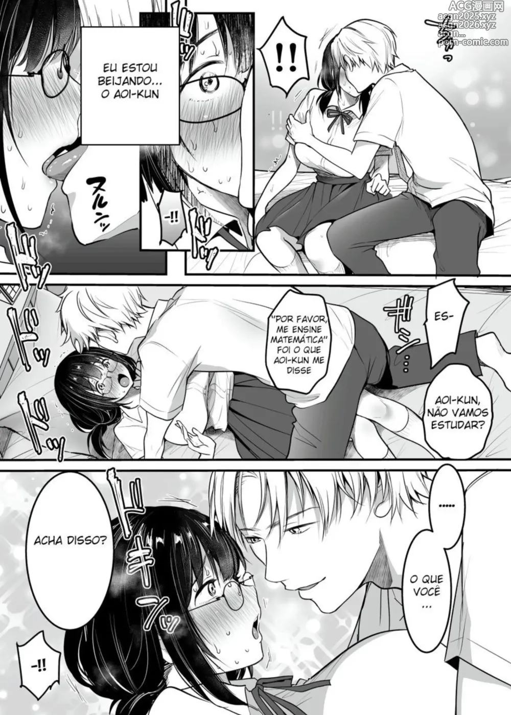 Page 12 of doujinshi Kareshi-mochi jimi-ko no koukishin 〜 damenano ni… ikemen kara no sasoi wa kotowarenai 〜